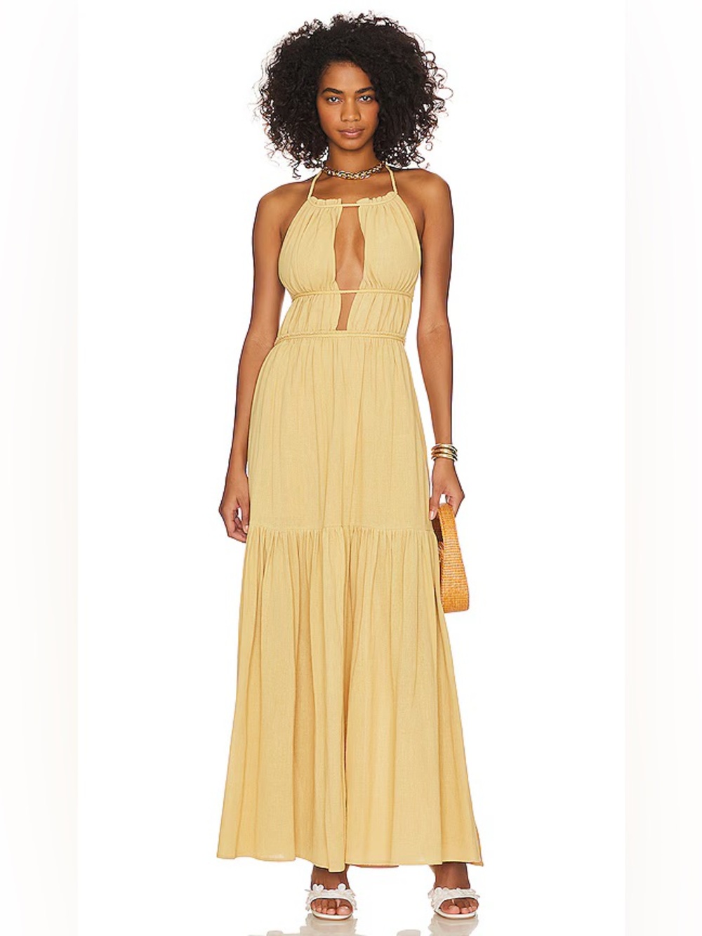 NWT Jen’s Pirate Booty Paia Altair Maxi Dress Yellow Paia Sun